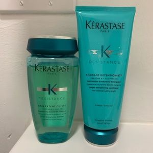 Kerastase Resistance shampoo and conditioner.
